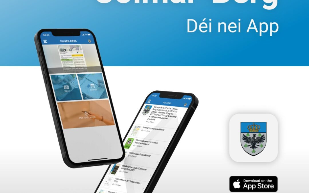 Colmar-Berg: Déi nei App